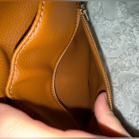 Fawn Design Brown Leather Backpack Diaper Bag - Picture 10 of 16